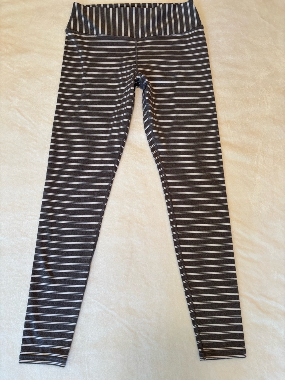 Glyder Gray/White Stripe Leggings